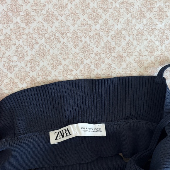 Zara Midnight Ribbed Bralette - Picture 4 of 4